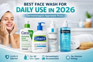 Read more about the article Best Face Wash for Daily Use in 2026 Dermatologist Approved Picks